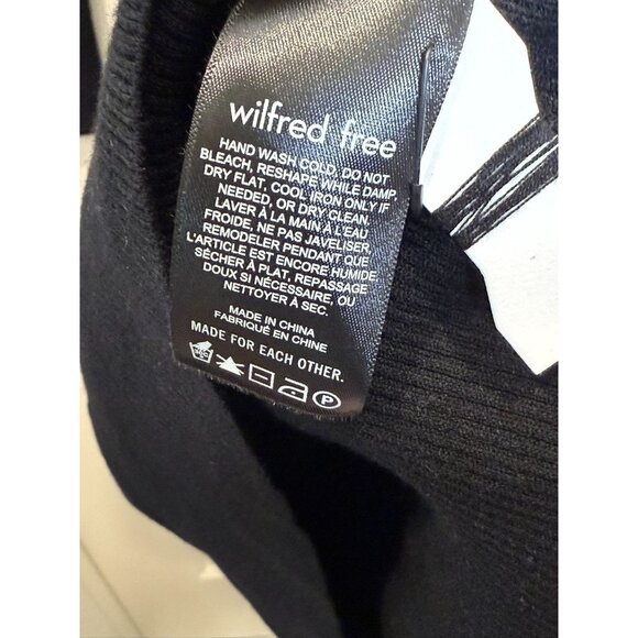 Artrizia‎ Wilfred Free Black Cut-Out Long Sleeve Mini Dress S Goth Witchy - Picture 11 of 11